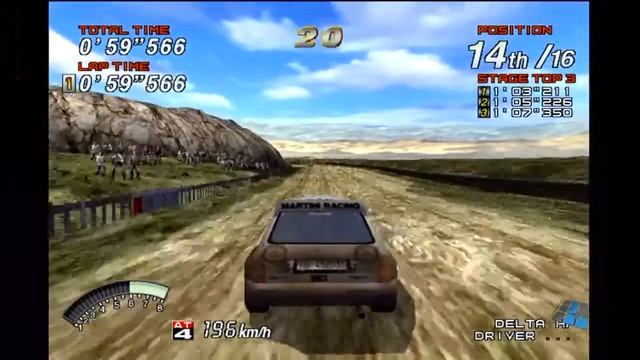 Sega Rally 2 Championship (Gameplay)
