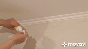 Заделка стыков потолочных галтелей