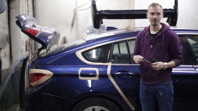 Bmw 5 GT Полировка крыла, переезжаю к Сереге из Турбору смотреть онлайн