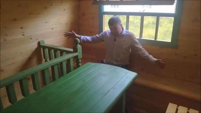 Баня-Корабль из кедра и лиственницы! Перевозная двухэтажная баня. смотреть онлайн