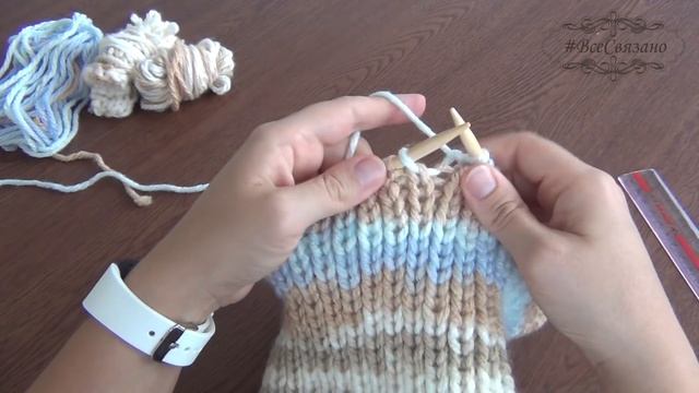 Как связать Супер-Шапку 4 в 1 спицами. Бини, тыковка, с отворотом- всегда в тренде! смотреть онлайн