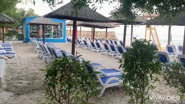 Пляж ? отеля Wyndham Garden Ajman, Ramada beach. Пляжи ОАЭ ?? смотреть онлайн