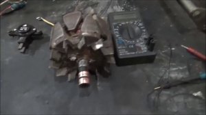 Полярность на контактных кольцах автогенератора