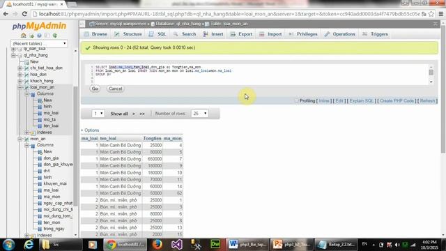 Bài 2: Truy vấn trong CSDL MySQL - Select (BT: 2.2: Truy vấn có nhóm và thống kê dữ liệu) смотреть онлайн