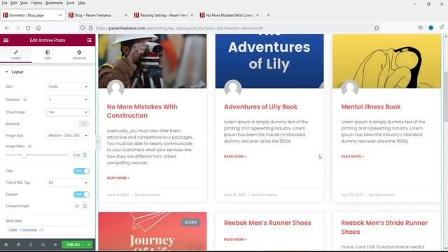How to design Custom Blog page with Elementor | Blog page template in Elementor | Wordpress смотреть онлайн