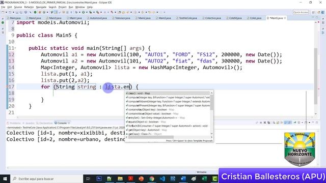 Listas Map HashMap de Objetos en JAVA смотреть онлайн