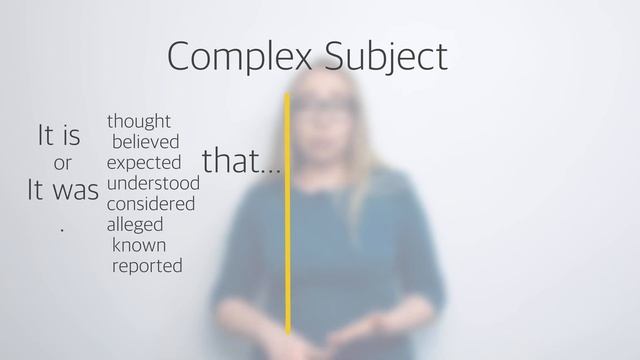 Complex Subject + примеры и упражнение смотреть онлайн