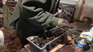 Ремонт головки на классике серия 2 / Засухарил клапан / ВАЗ 2106 ремонт ГБЦ