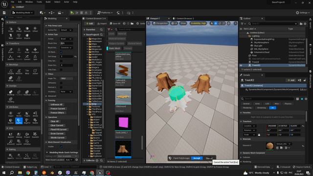 UE5 Short Tutorials: Зачем нужны Polygroups, Weight Maps в секции моделинга