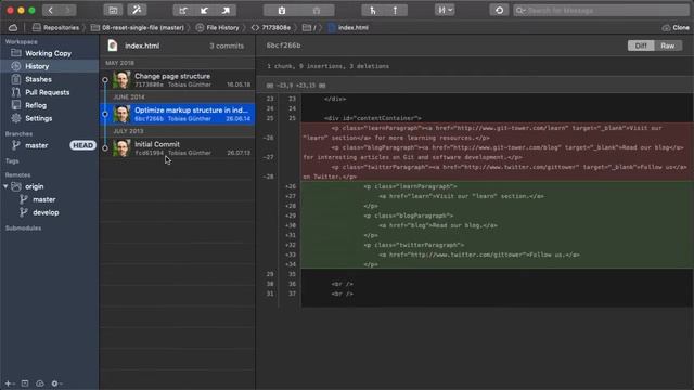 Surviving with Git #8: Resetting a File to an Old Revision смотреть онлайн