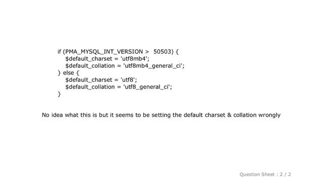 MySQL : phpmysql error - #1273 - #1273 - Unknown collation: 'utf8mb4_general_ci' смотреть онлайн