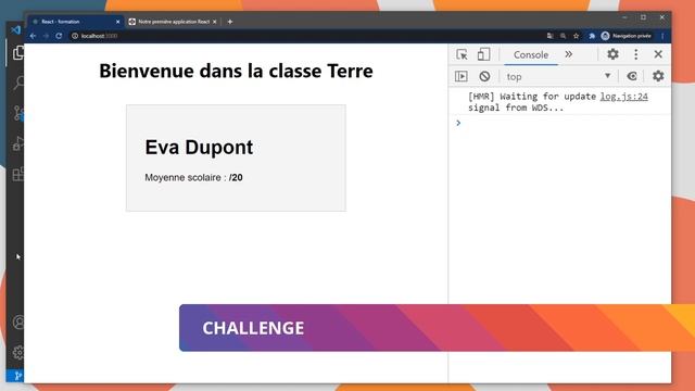 À la découverte des "props" (propriétés) - Challenge React (18/33) смотреть онлайн