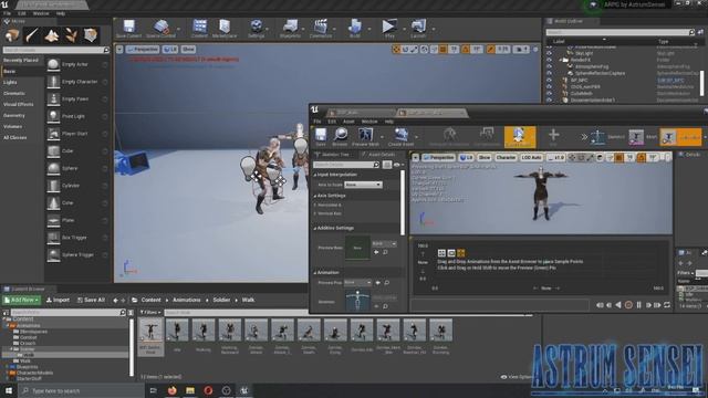Adding Enemy Character Model & Animations - Unreal Engine 4 Hack & Slash RPG #17 смотреть онлайн