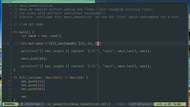 Rustlings 5.0 | Move Semantics | Learn Rust Interactively смотреть онлайн