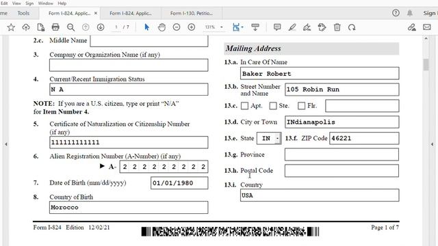 How to Fill out Form I-824 || Transfer Approved Application or Petition from USCIS to NVC смотреть онлайн