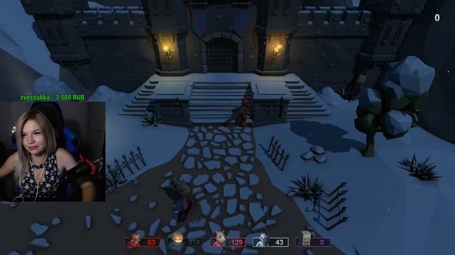 Веселимся с Девочками в Pummel Party смотреть онлайн