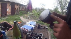 W 210 /М111/Снятие поддона без ямы/Замена залипших колец .