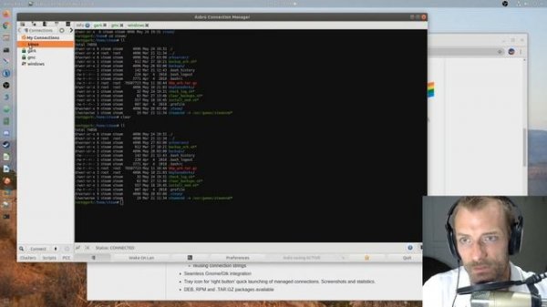 BEST Linux Tabbed SSH Connect Manager { ASBRU CONNECTION MANAGER }