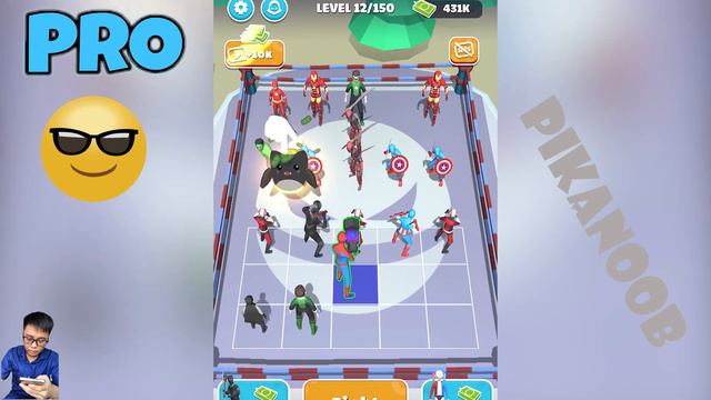 NOOB vs PRO vs HACKER vs GOD in Merge Master: Super Hero смотреть онлайн