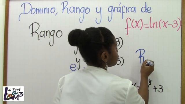Dominio, rango y gráfica de una función con logaritmo natural | La Prof Lina M3 смотреть онлайн