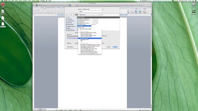 02 OSX Word to UTF8 Plain Text смотреть онлайн