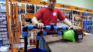 Обзор центробежного самовсасывающего насоса RD SP100L для откачки чистой воды из колодца и скважины