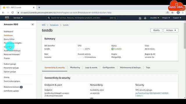 05 Copying a DB snapshot смотреть онлайн
