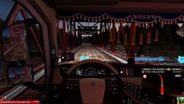🔴✅ Euro Truck Simulator 2 ► Покатушки ● играю на Руле Logitech G27● смотреть онлайн