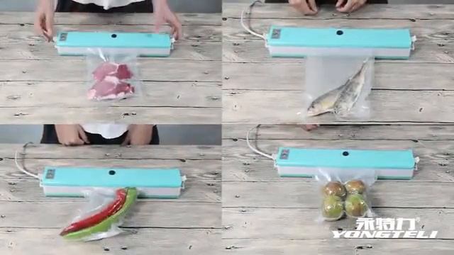 2020 New Vacuum Sealer For Domestic Kitchens, Add 10 Vacuum Bags, Household Food Packaging Machine