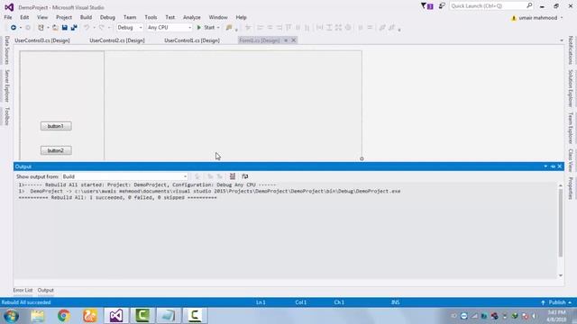 C# Tutorial-9 : Multiple pages on the Form using User Control | Dot Net Akadmy смотреть онлайн
