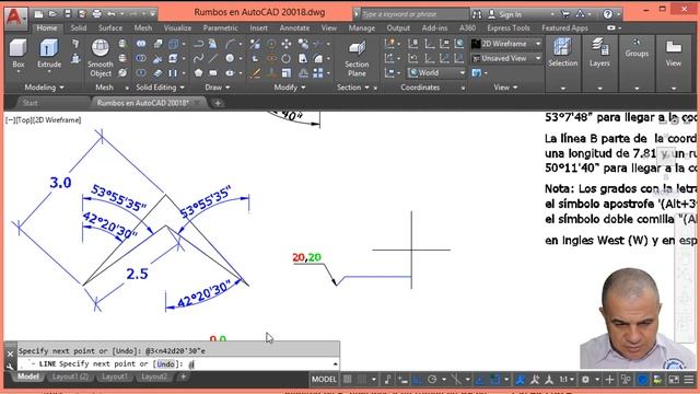 Rumbos en AutoCAD 2018 смотреть онлайн