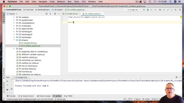 047 :: Python :: Matlplotlib - Simple Line Graphs смотреть онлайн