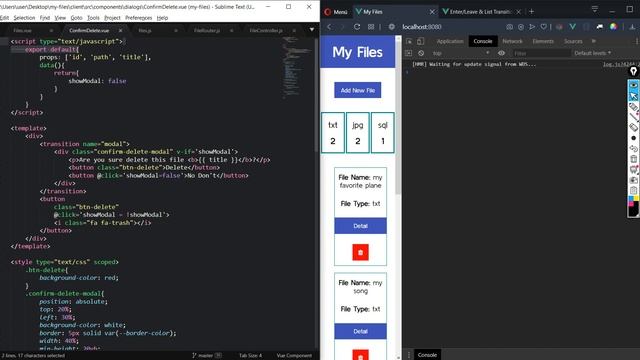Dosya Silme- Express.js - MongoDB - Vue.JS İle Dosyalarım Projesi - 7 смотреть онлайн