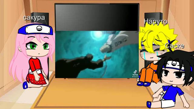 реакция команды номер 7 на Наруто и его родителей (есть одно видео где присутствует сасунару) смотреть онлайн