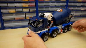 БЕТОНОМЕШАЛКА МЕШАЕТ БЕТОН! Обзор новинки ЛЕГО Техник 42112