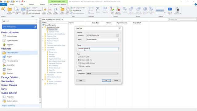How to create symbolic links to files and folders from GUI смотреть онлайн