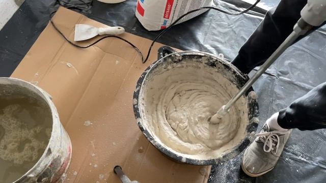 Что в итоге с полом из полусухой смеси | Зашпаклевал склад смотреть онлайн