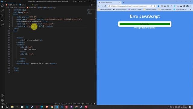 Error JavaScript: Uncaught TypeError: Cannot set properties of null (setting 'innerHTML') смотреть онлайн