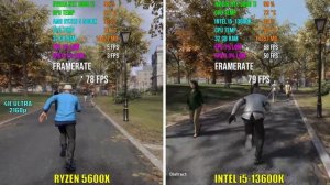 RYZEN 5 5600X vs INTEL i5-13600K | Test in 6 Games