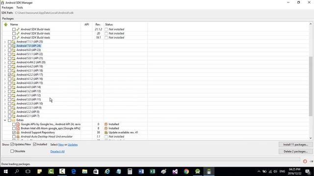 Android Studio SDK Manager #328 شرح اندرويد ستوديو смотреть онлайн