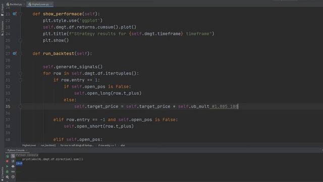 Crypto Algo Trading with Python: High Low Strategy and Dynamic stops/targets смотреть онлайн