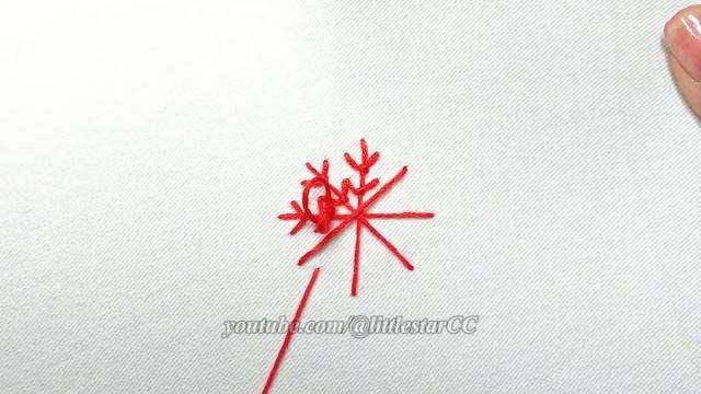 How to Embroider a Christmas Snowflake on Your Favorite Fabric смотреть онлайн