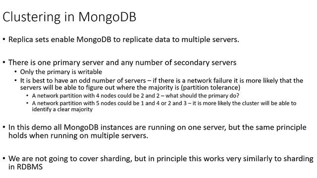 BZAN 6356 Lecture 7.3: MongoDB Performance and Architecture смотреть онлайн