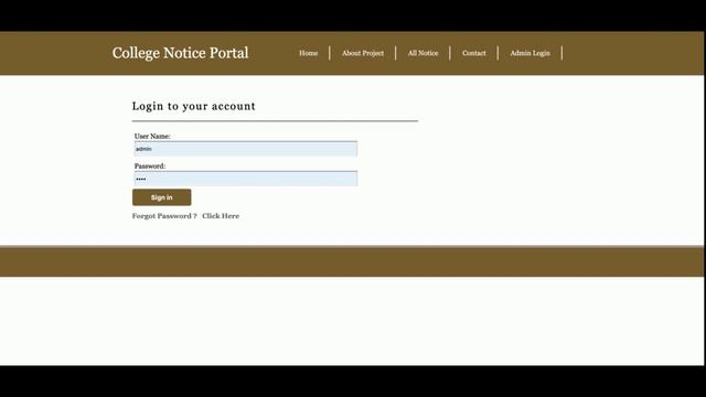 Python Django and MySQL Project on College Notice Portal смотреть онлайн