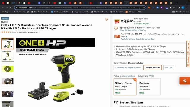 Excellent Milwaukee Deals At Home Depot TODAY ONLY смотреть онлайн