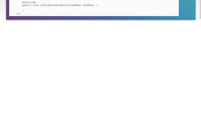 android Seekbar show progress value along the seekbar смотреть онлайн