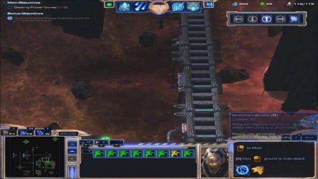StarCraft II: Legacy of the Void Walkthrough Mission 17 - Templar's Charge 2/2! смотреть онлайн