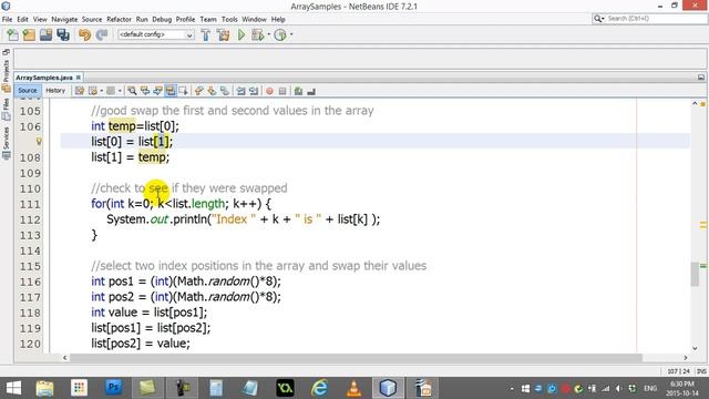 AP Computer Science 053 Array Swap Shuffle смотреть онлайн