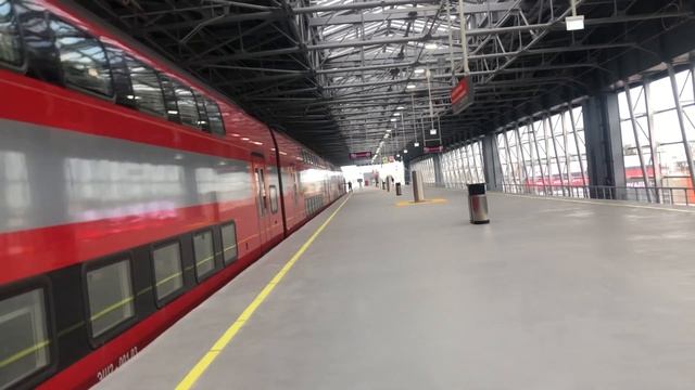 Видеообзор новой станции аэроэкспресса «Аэропорт Шереметьево Северный терминал» // 1 июня 2022 год смотреть онлайн