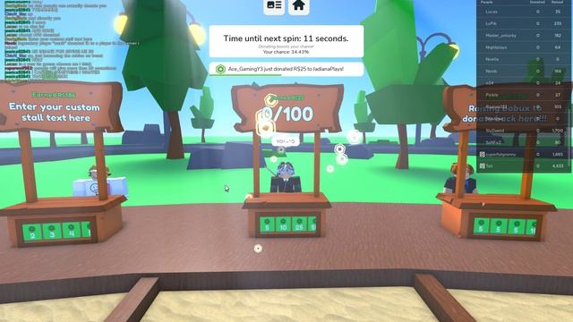 Becoming Mr Beast in roblox! (Donate Spinner) смотреть онлайн